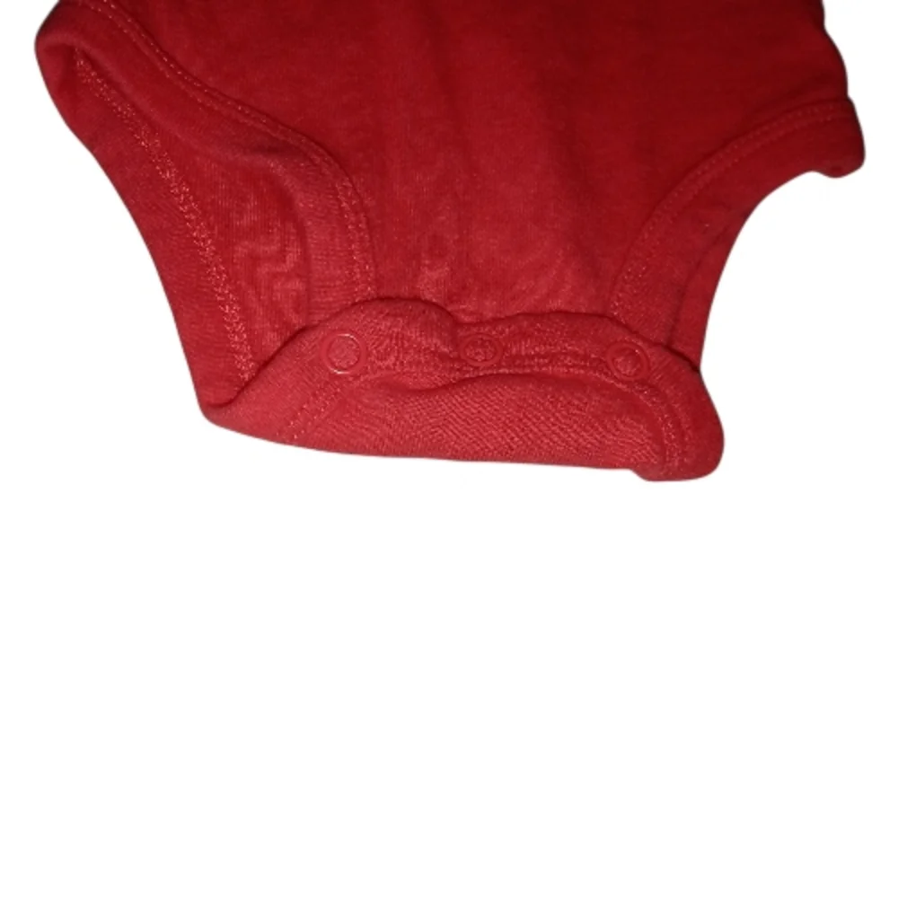 Carter's Red 'My Uncle Loves Me' Girls Bodysuit Onesie Size 3 Months!
